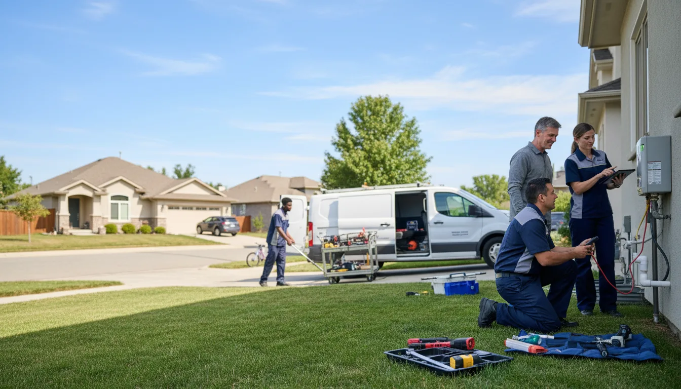 Tankless water heater service in Groton, MA